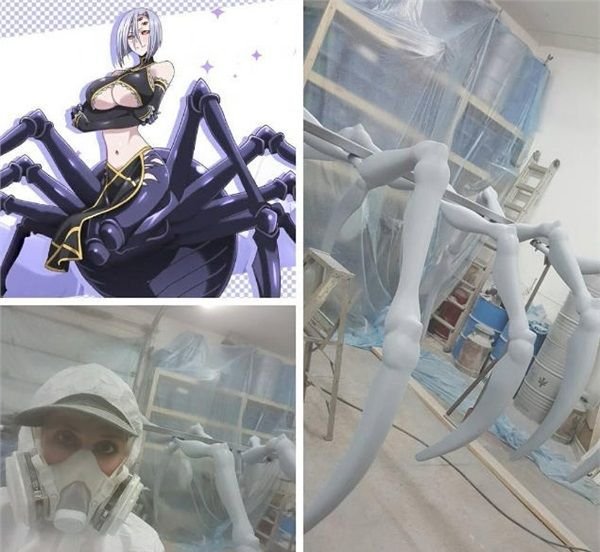 巨乳Coser竟然這樣做道具！單是記錄相片尺度已超大！