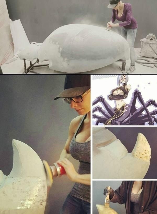 巨乳Coser竟然這樣做道具！單是記錄相片尺度已超大！