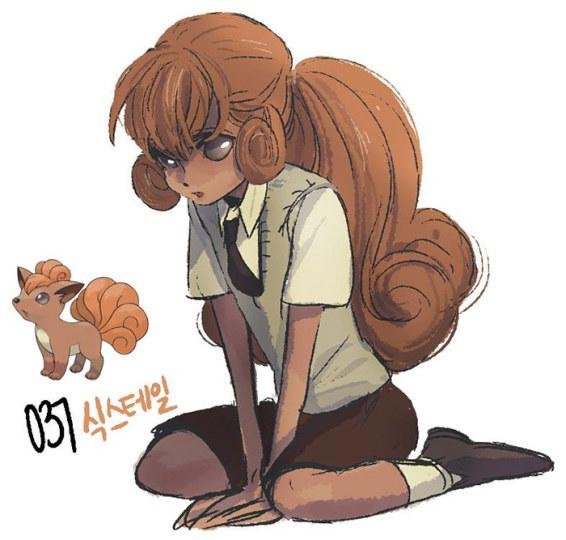 擬人化大玩《Pokemon》!小精靈變蘿莉、爆乳大姐!