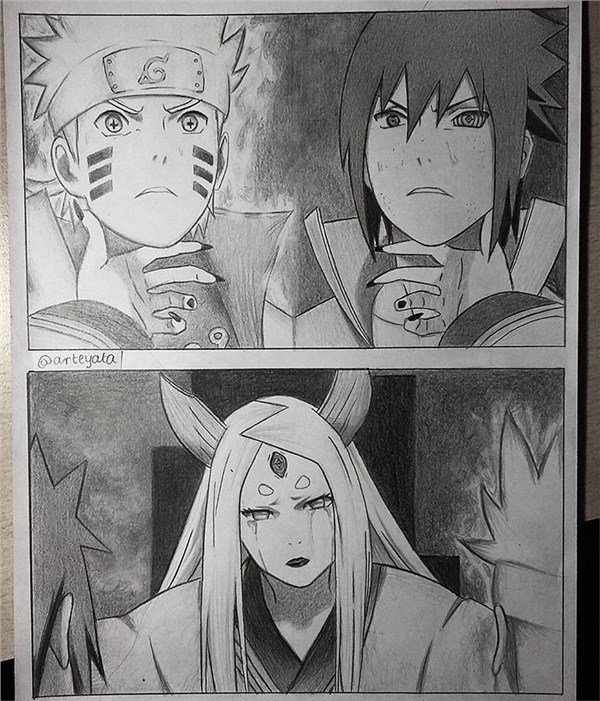 神還原！波蘭畫師《火影忍者》素描作品不輸岸本！
