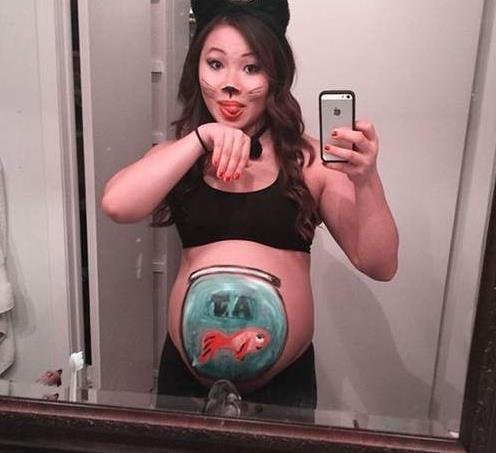 孕婦的反擊！萬聖節嘩鬼妝嚇死BB了！