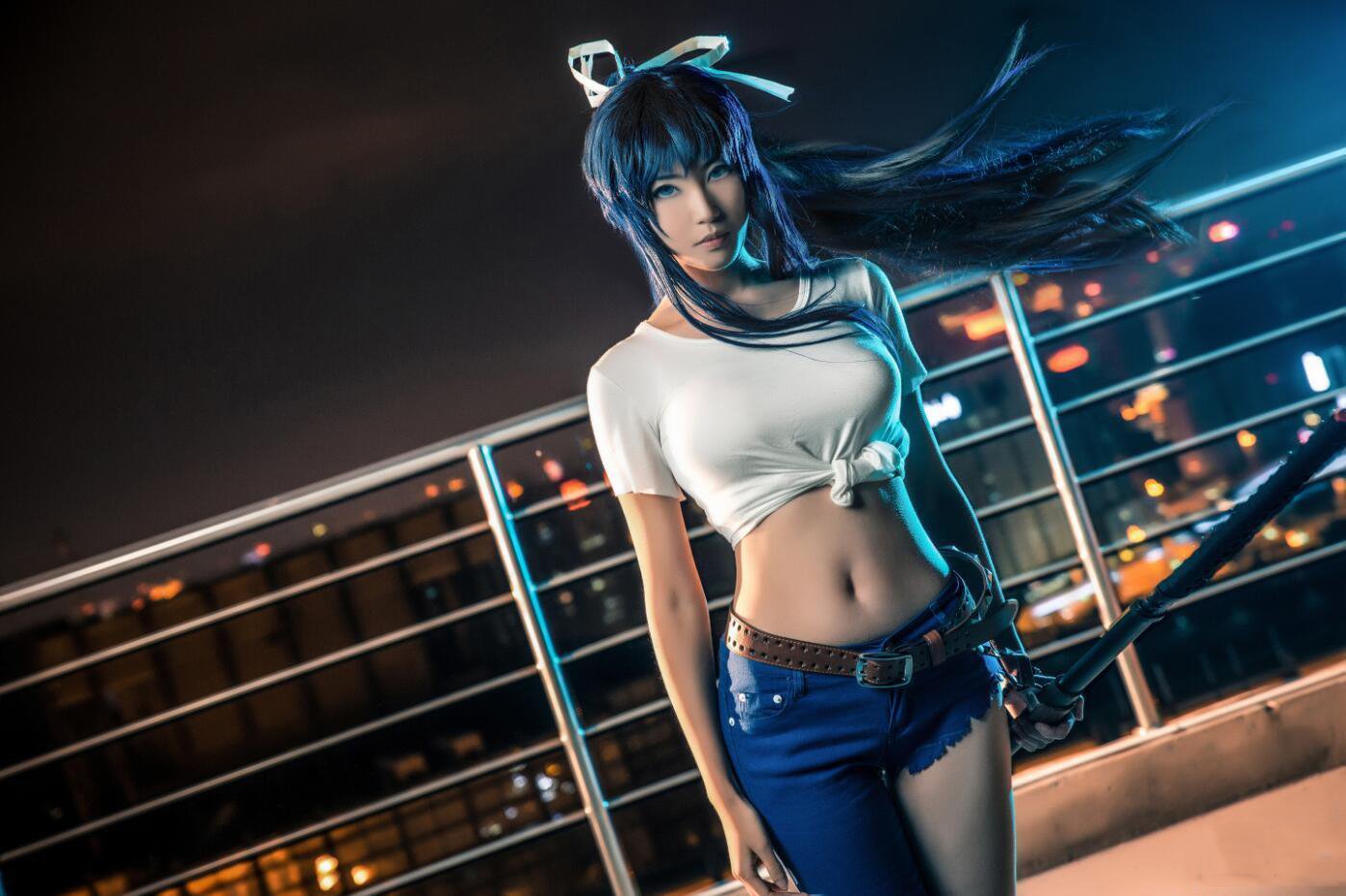 黑白絲、爆乳死水褲！大師級Cosplay又放送！
