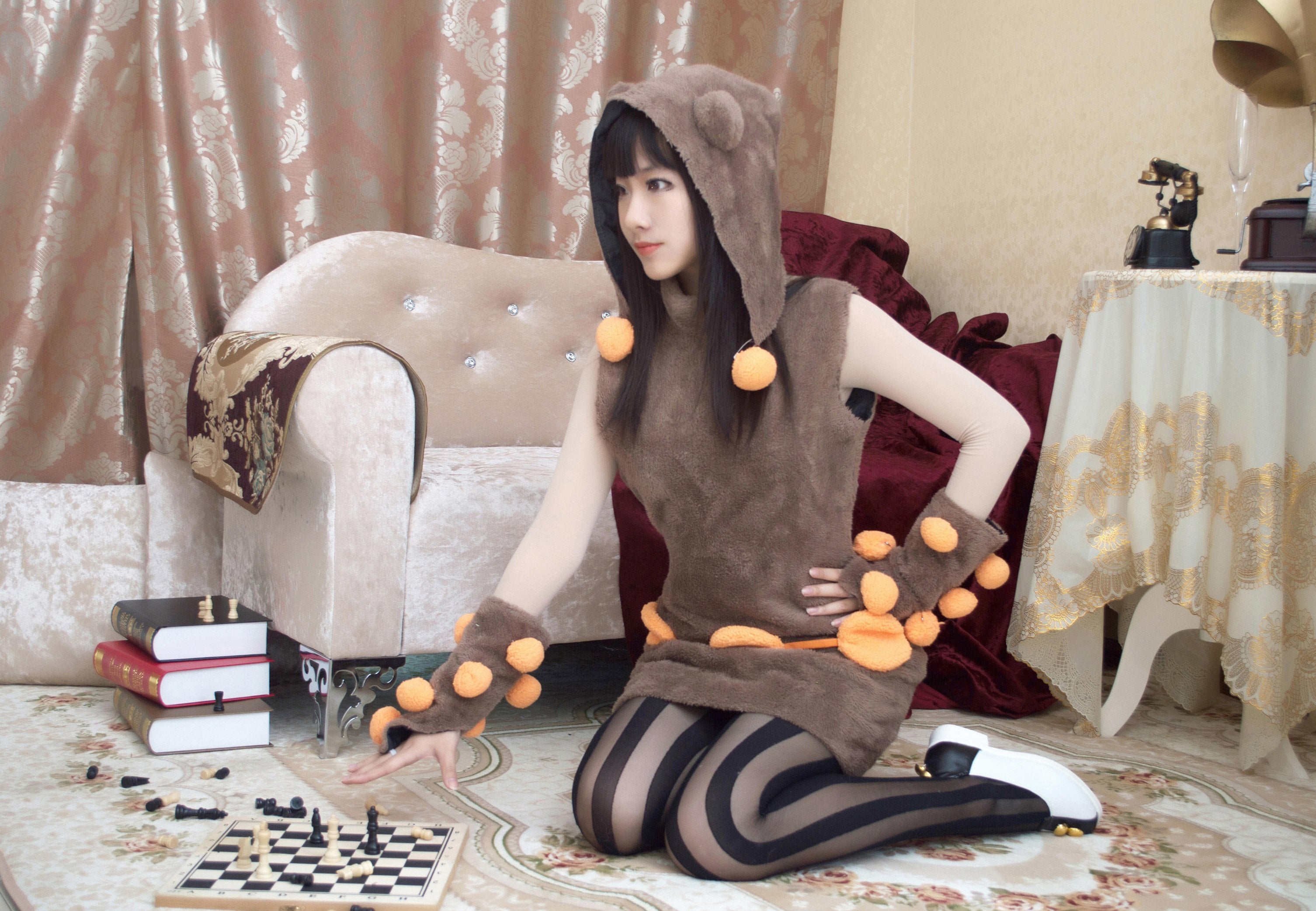 黑白絲、爆乳死水褲！大師級Cosplay又放送！