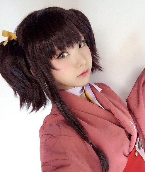 萌女enako Cosplay新作品！超大膽真空上陣！