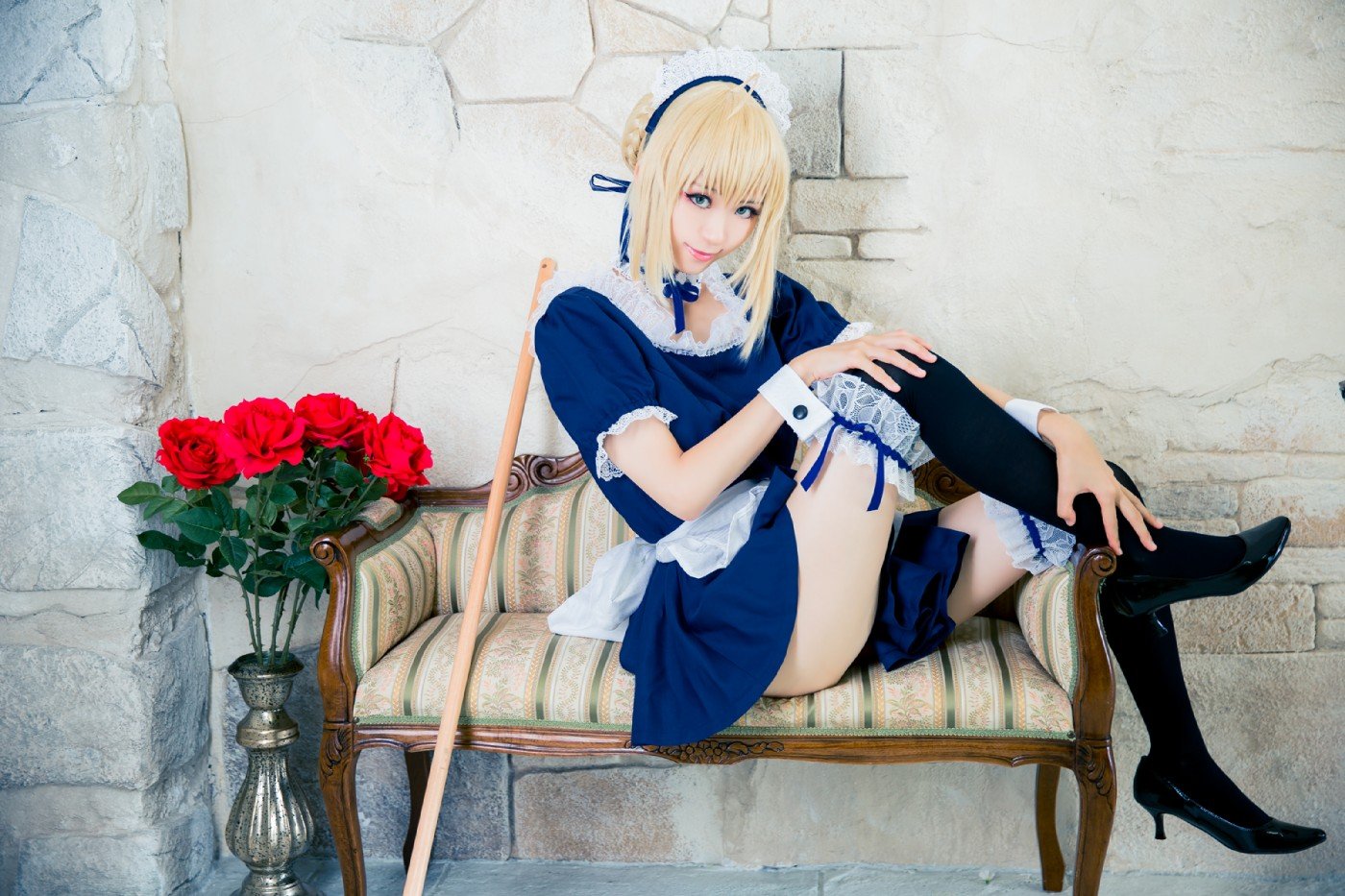 週末養眼Cosplay放送！Saber好性感！
