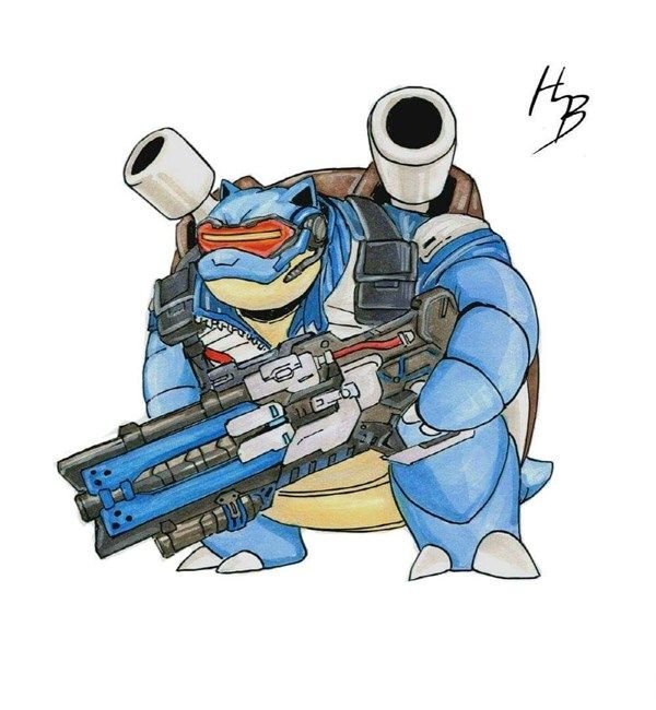 Pokemon x Overwatch 玩家自製超萌小精靈！