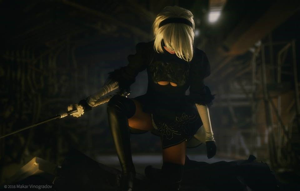 神還原！《NieR: Automata》若隱若現噴血Cosplay！
