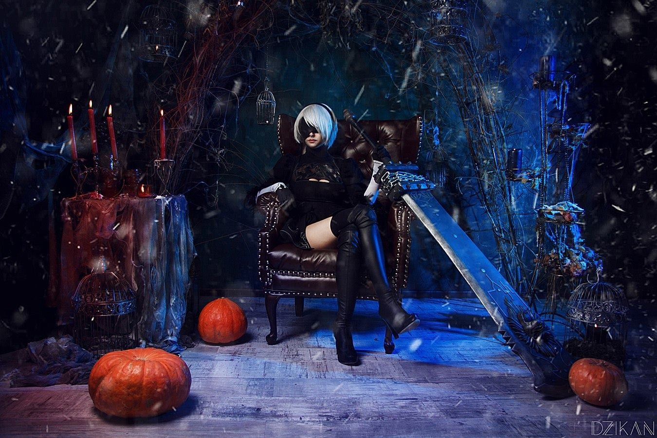 神還原！《NieR: Automata》若隱若現噴血Cosplay！