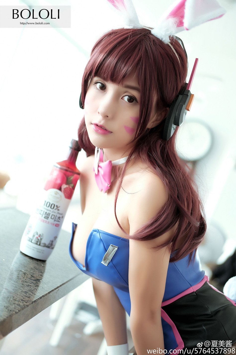 夏美醬激爆乳Cosplay《鬥陣特攻》!顏值逆天！