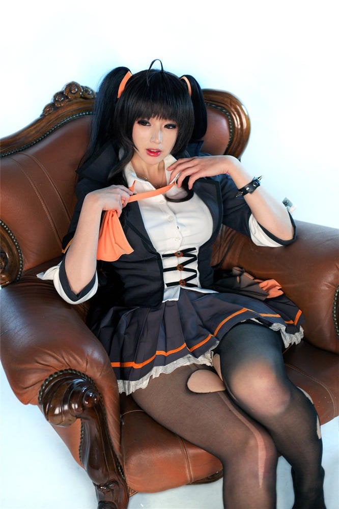 螺旋貓爆乳女僕Cosplay曝光！附送學生制服誘惑！