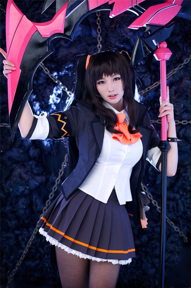 螺旋貓爆乳女僕Cosplay曝光！附送學生制服誘惑！