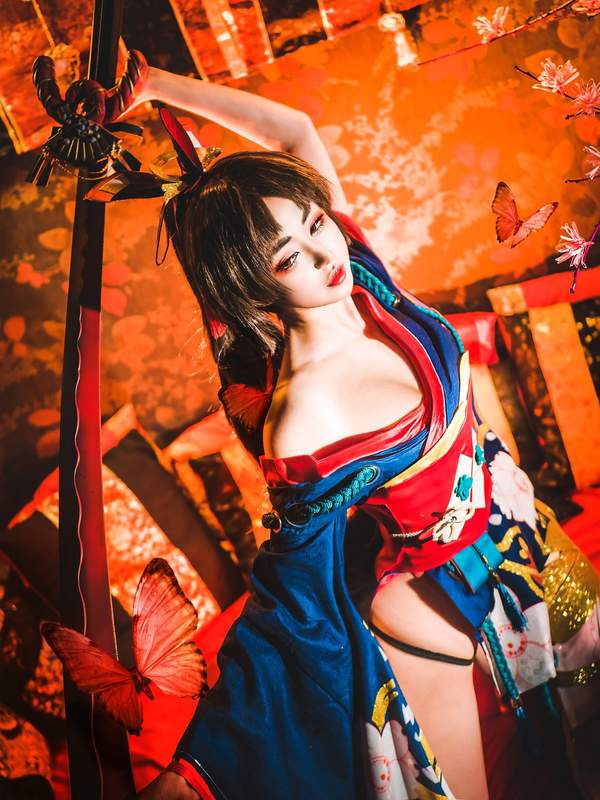 螺旋貓Cosplay《陰陽師》妖刀姬！