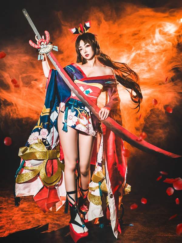 螺旋貓Cosplay《陰陽師》妖刀姬！