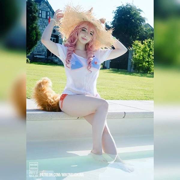《Fate》泳裝玉藻前Cosplay超犯規！