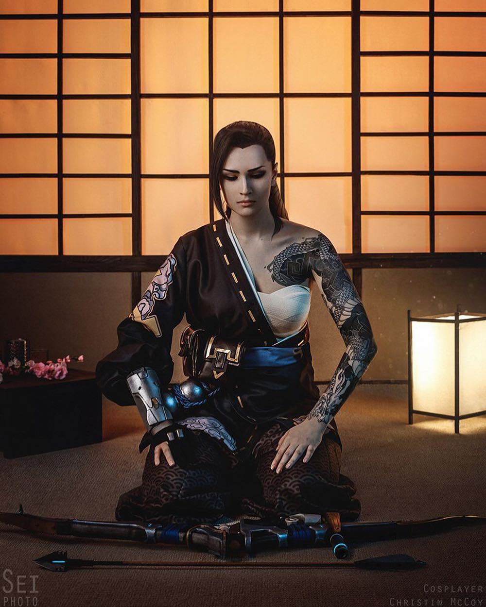 超英氣《Overwatch》女半藏Cosplay