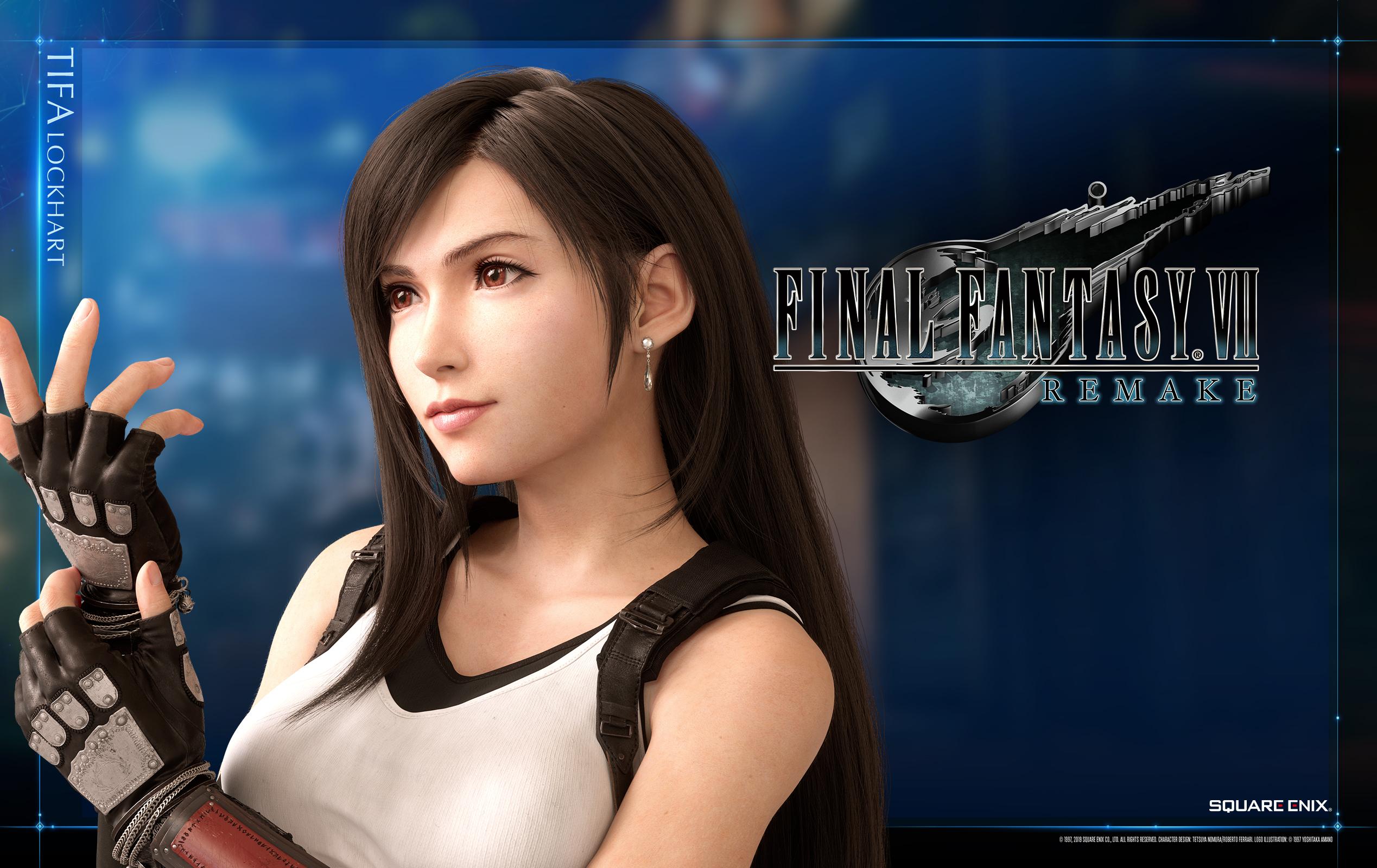 Final Fantasy 7 Remake 官方放出蒂法wallpaper 香港手機遊戲網