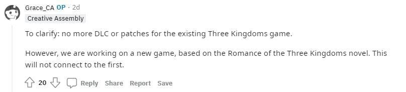 Total War three Kingdoms