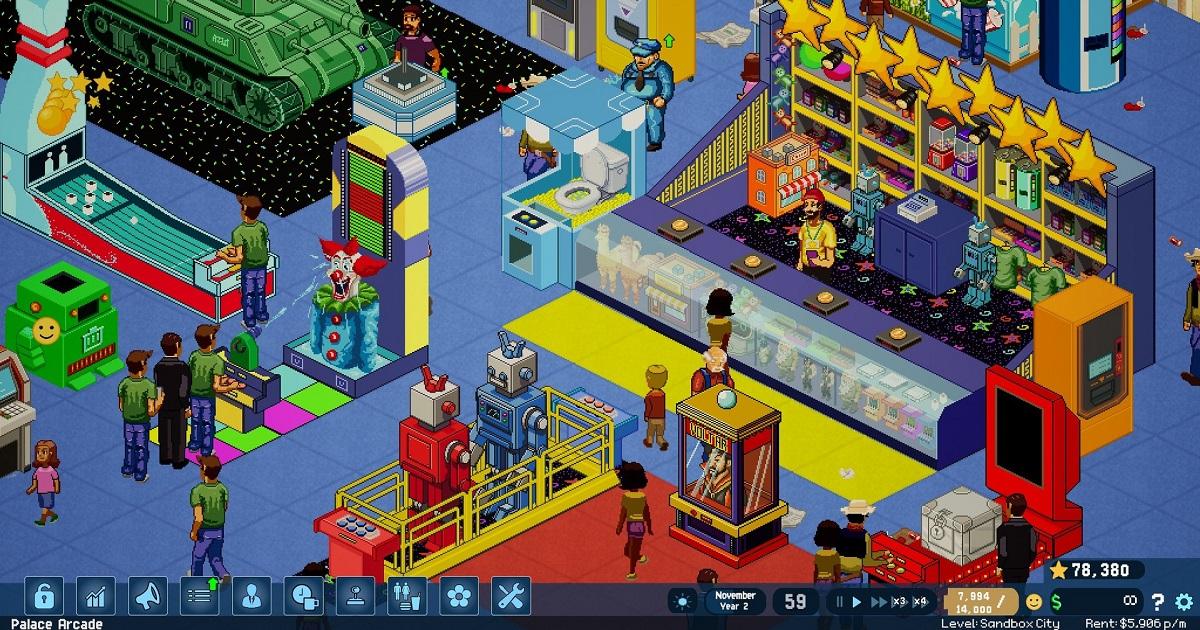 [閒聊] 重現90年代街機遊戲中心Arcade Tycoon 推出