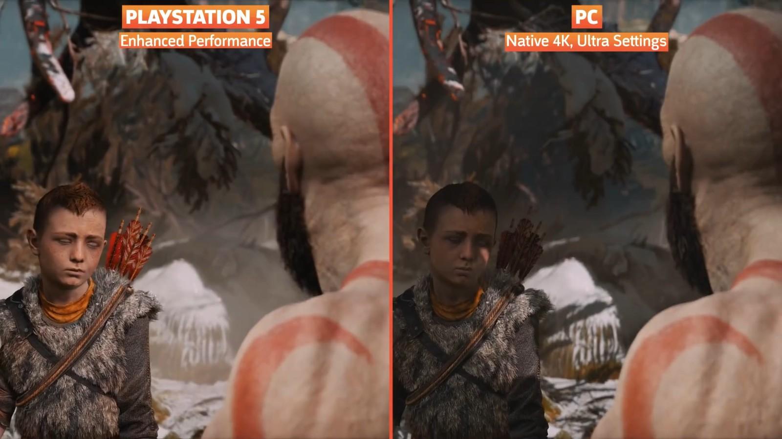 外媒發佈《戰神》對比測試 PC相比PS5更勝一籌