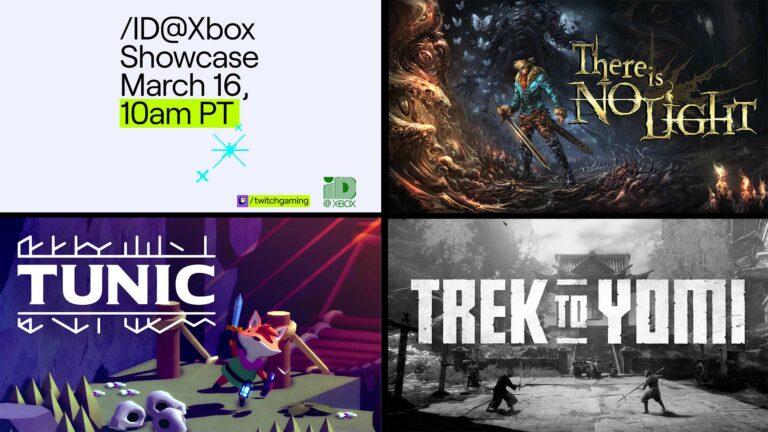 Xbox遊戲直播ID@Xbox將於3月16日舉行