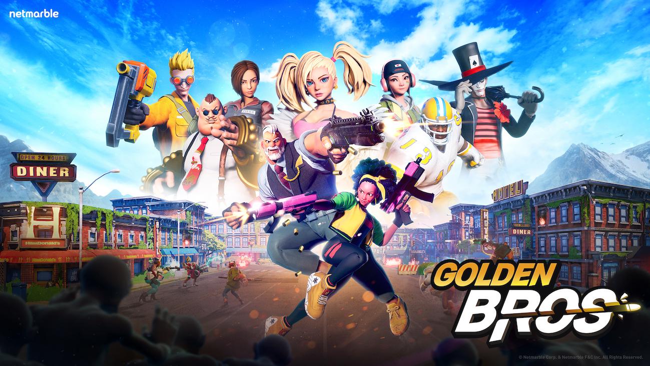 網石全新區塊鏈射擊遊戲《Golden Bros》 今日雙平台與PC版本正式上市
