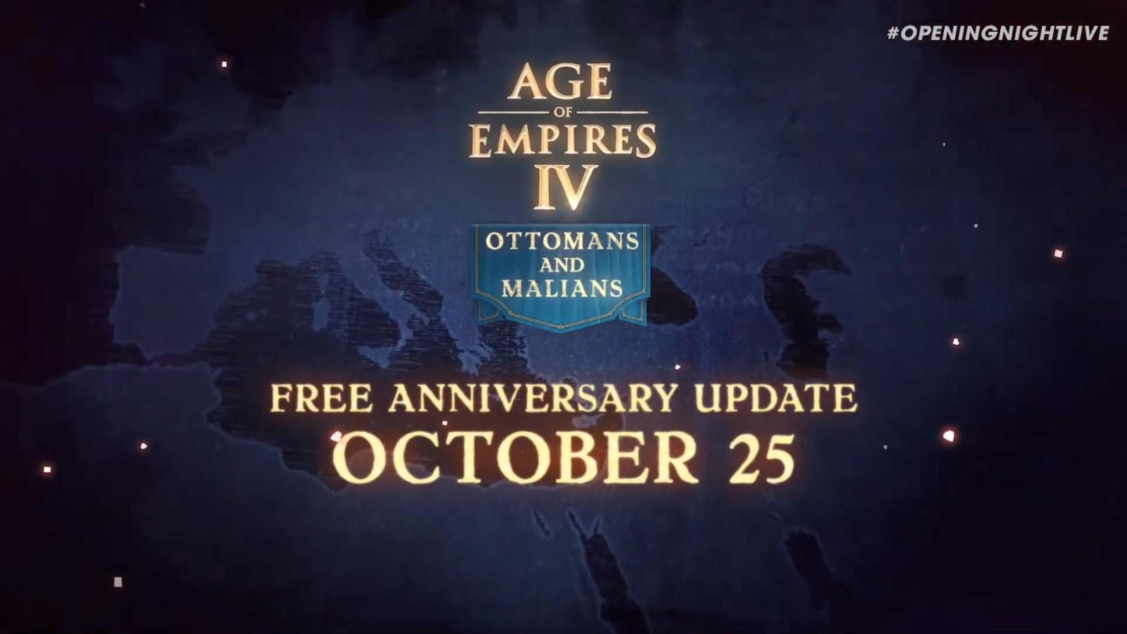 《世紀帝國IV》免費周年更新預告10月25日上線