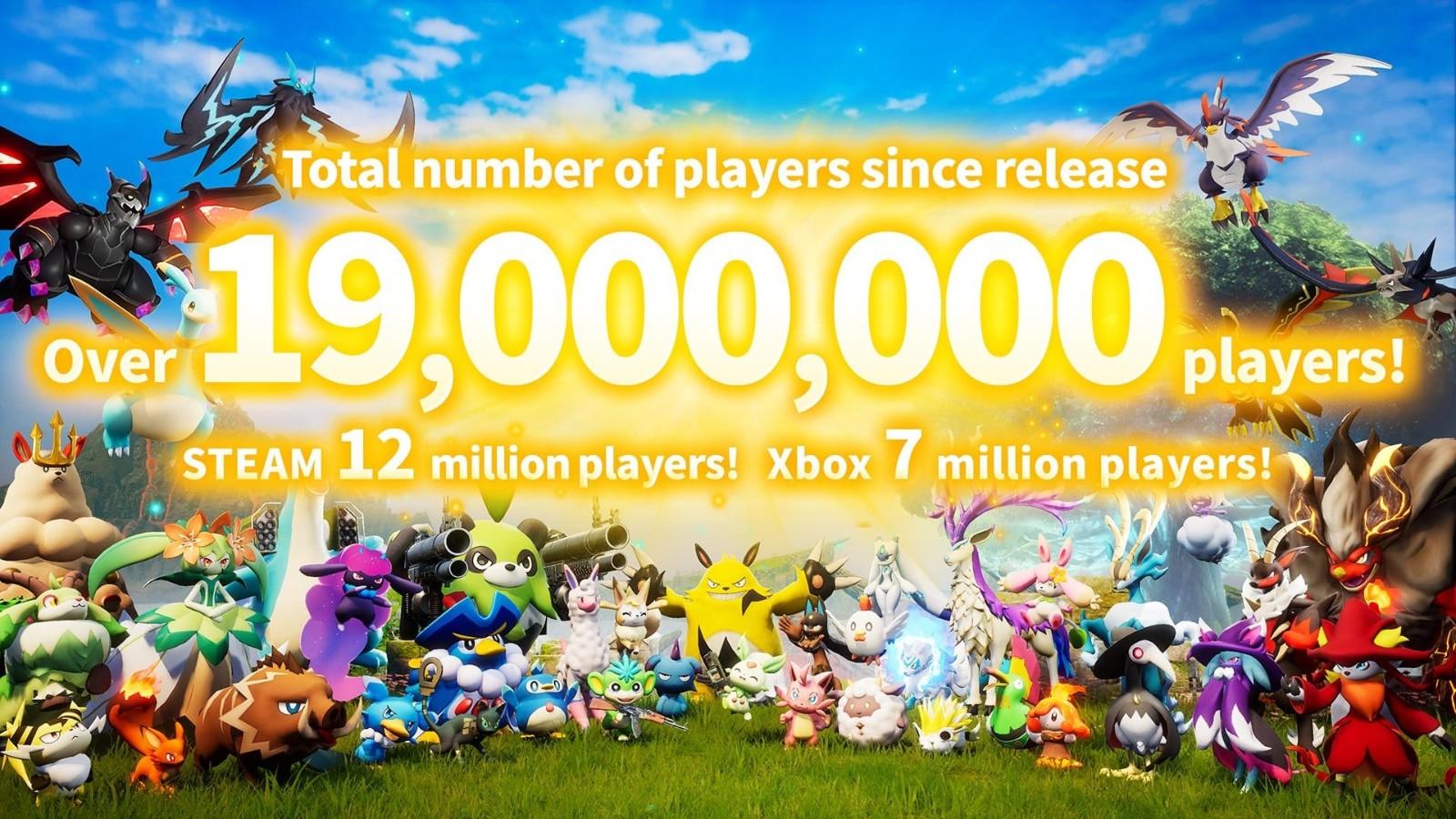 《Palworld / 幻獸帕魯》突破1900萬玩家