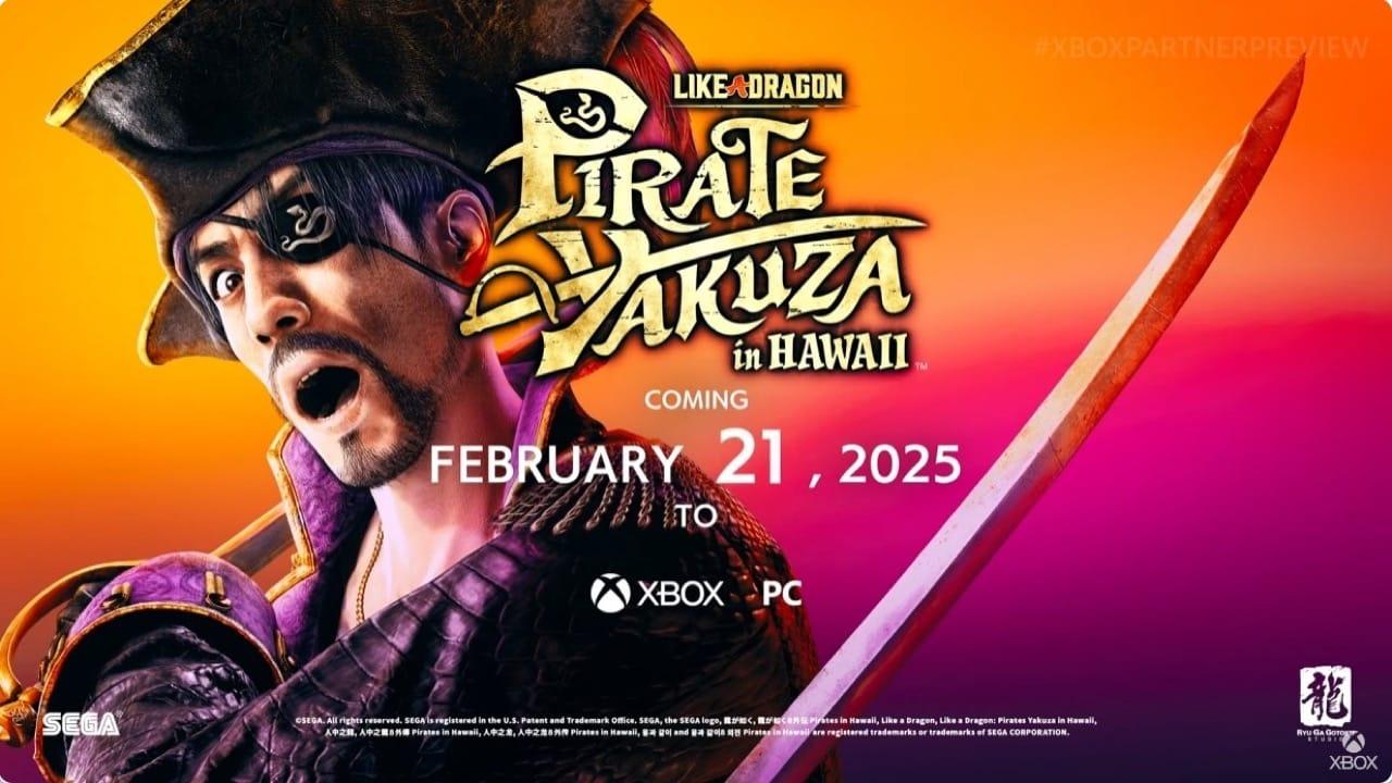 《人中之龍8外傳 Pirates in Hawaii》發售日提前至2025年2月21日 全新預告片公開