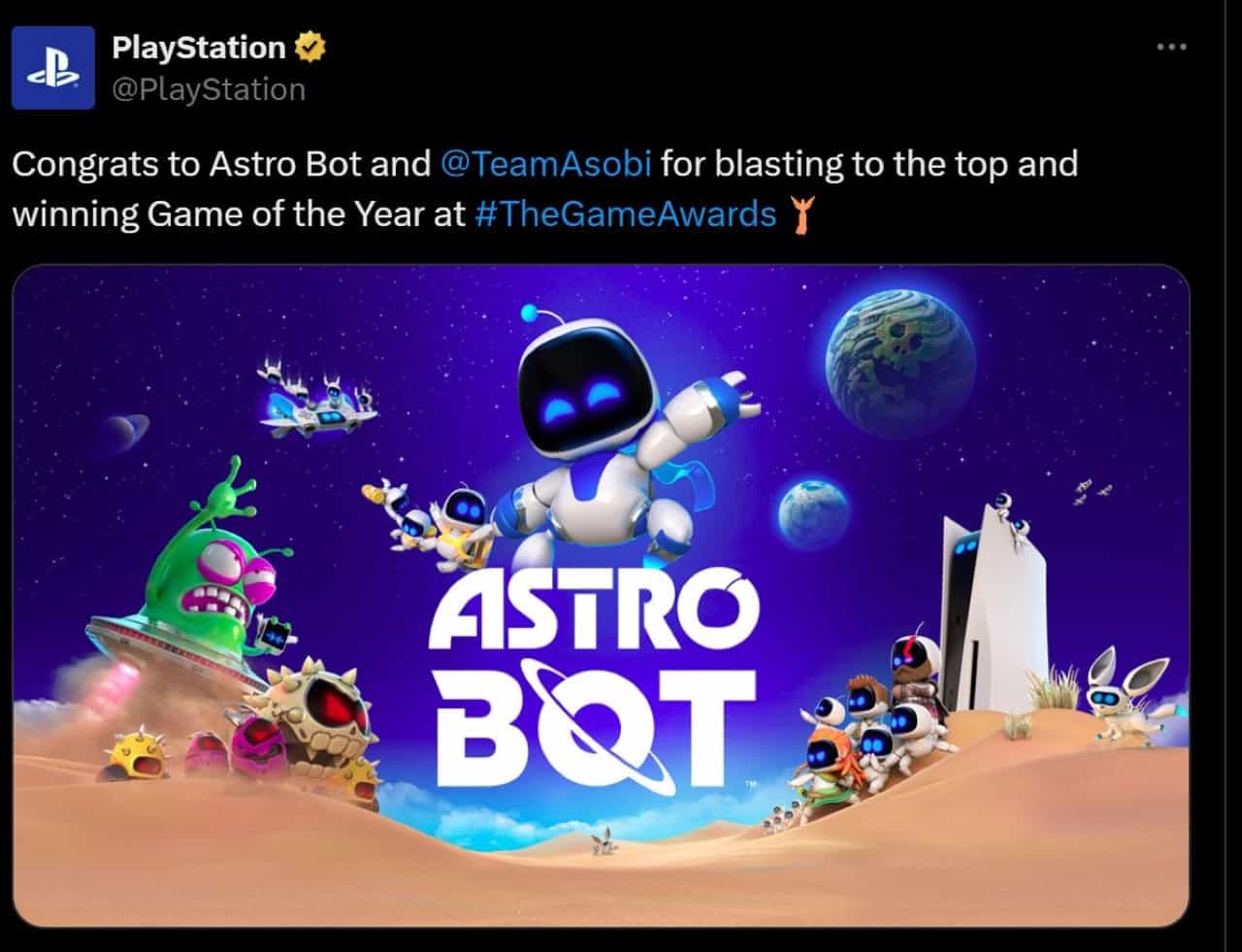 《Astro Bot》奪2024年度遊戲大獎 黑馬逆襲成 PlayStation 經典