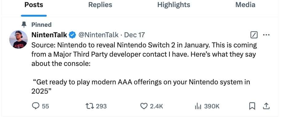 任天堂股價再創新高 爆料 Switch 2明年1月揭曉