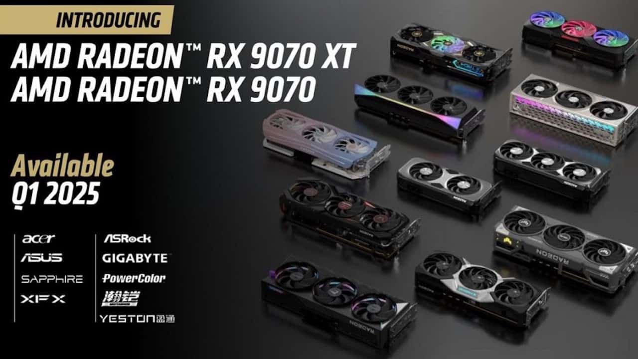 顯示卡 AMD 又輸 最新 RX 9070 平手RTX 4080 Super 盤前股價跌3%