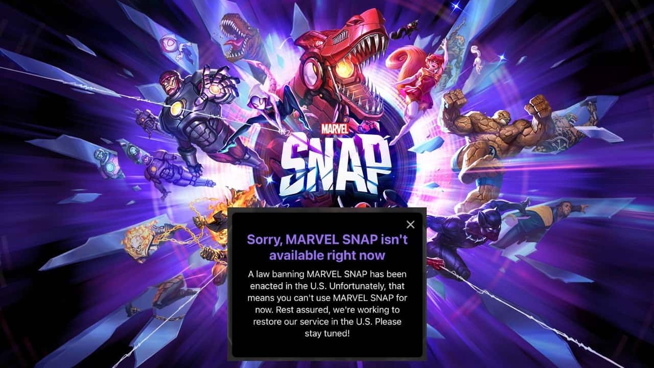 TikTok 禁令波及《Marvel Snap》於美國下架