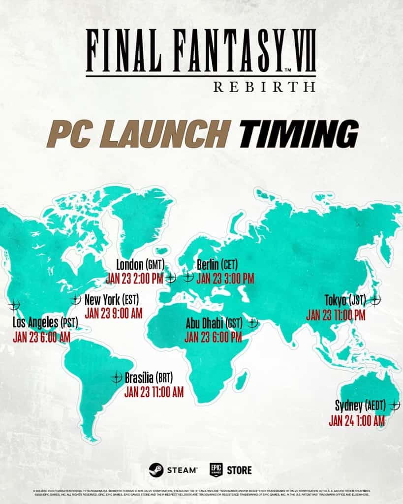 《FINAL FANTASY VII REBIRTH》PC版解鎖時間曝光 預購7折即將結束