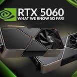 RTX 5060 8GB 即將公布 售價 $299美元 4 月正式上市