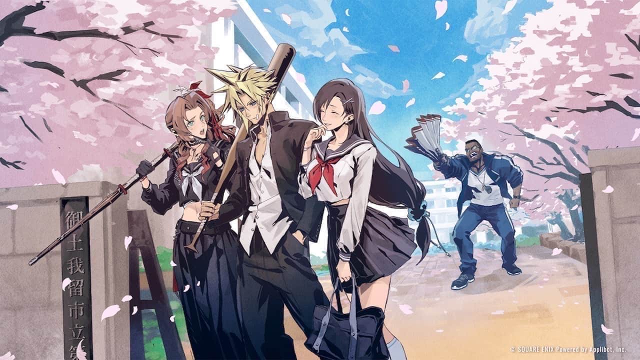 《FFVII Ever Crisis》學園主題愚人節企劃即將登場　克勞德、蒂法上演校園青春劇