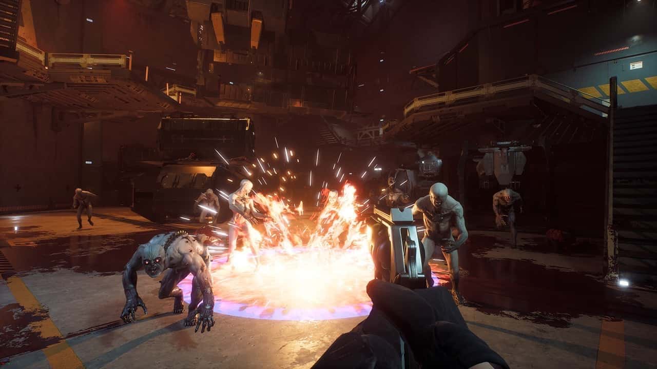 《Killing Floor 3》最新遊戲畫面，展示反抗軍與生化怪物戰鬥場景