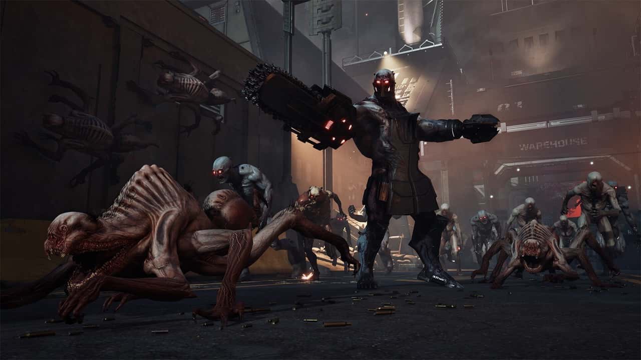 《Killing Floor 3》最新遊戲畫面，展示反抗軍與生化怪物戰鬥場景