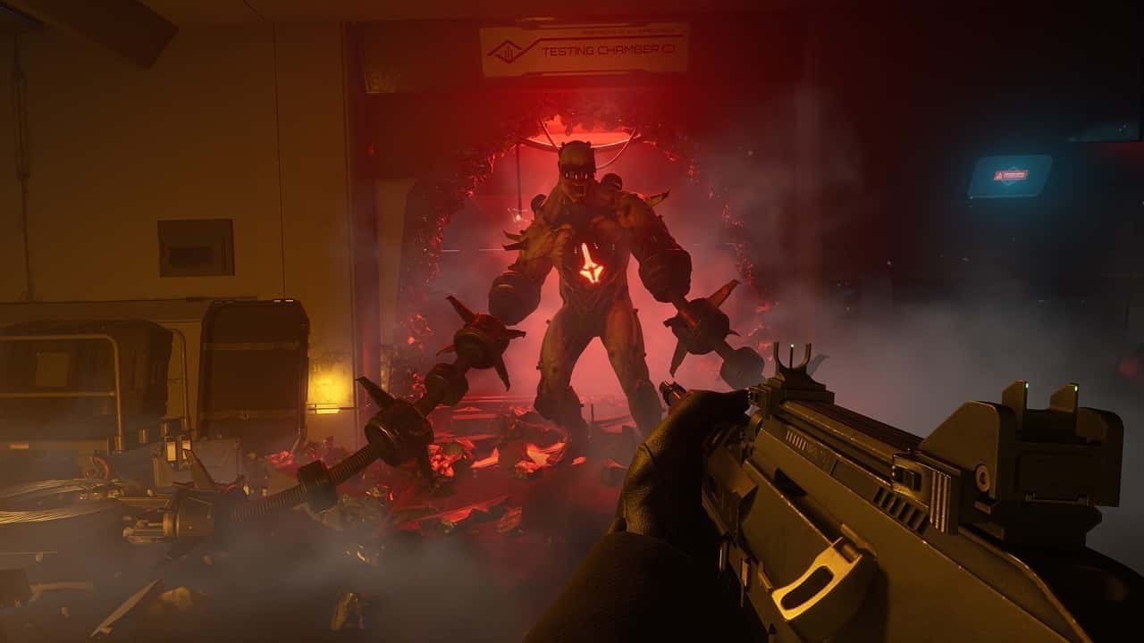 《Killing Floor 3》最新遊戲畫面，展示反抗軍與生化怪物戰鬥場景