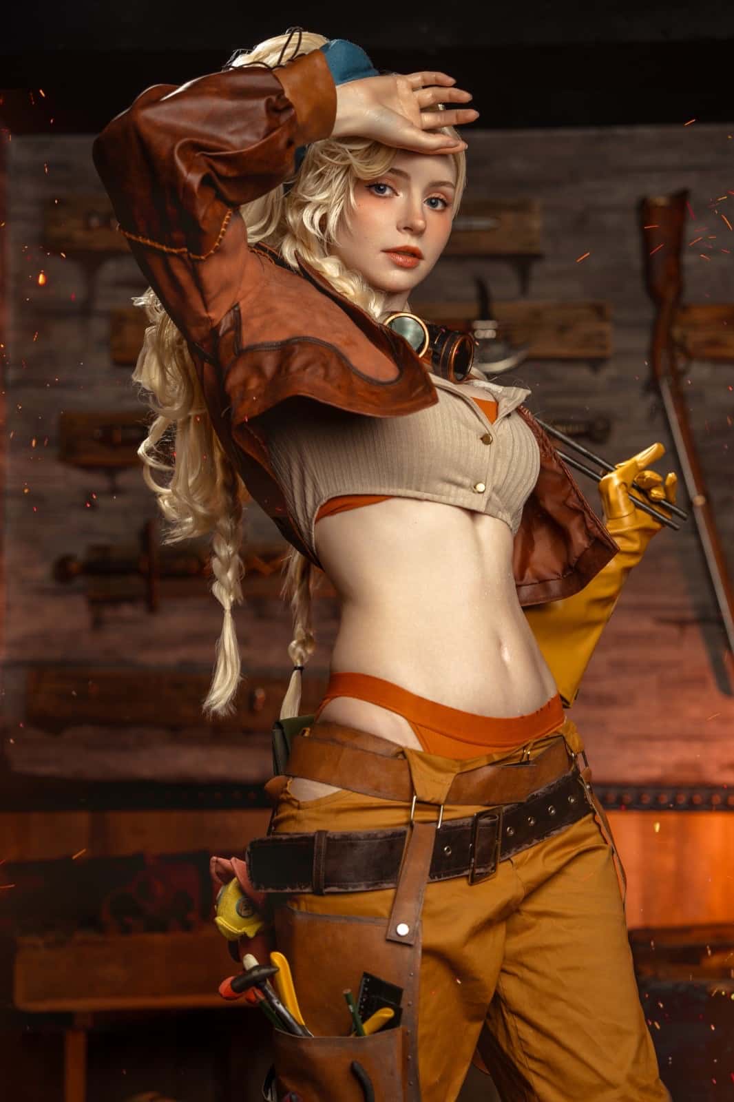 PeachMilky 化身潔瑪展現性感曲線，Cosplay 細節還原度極高