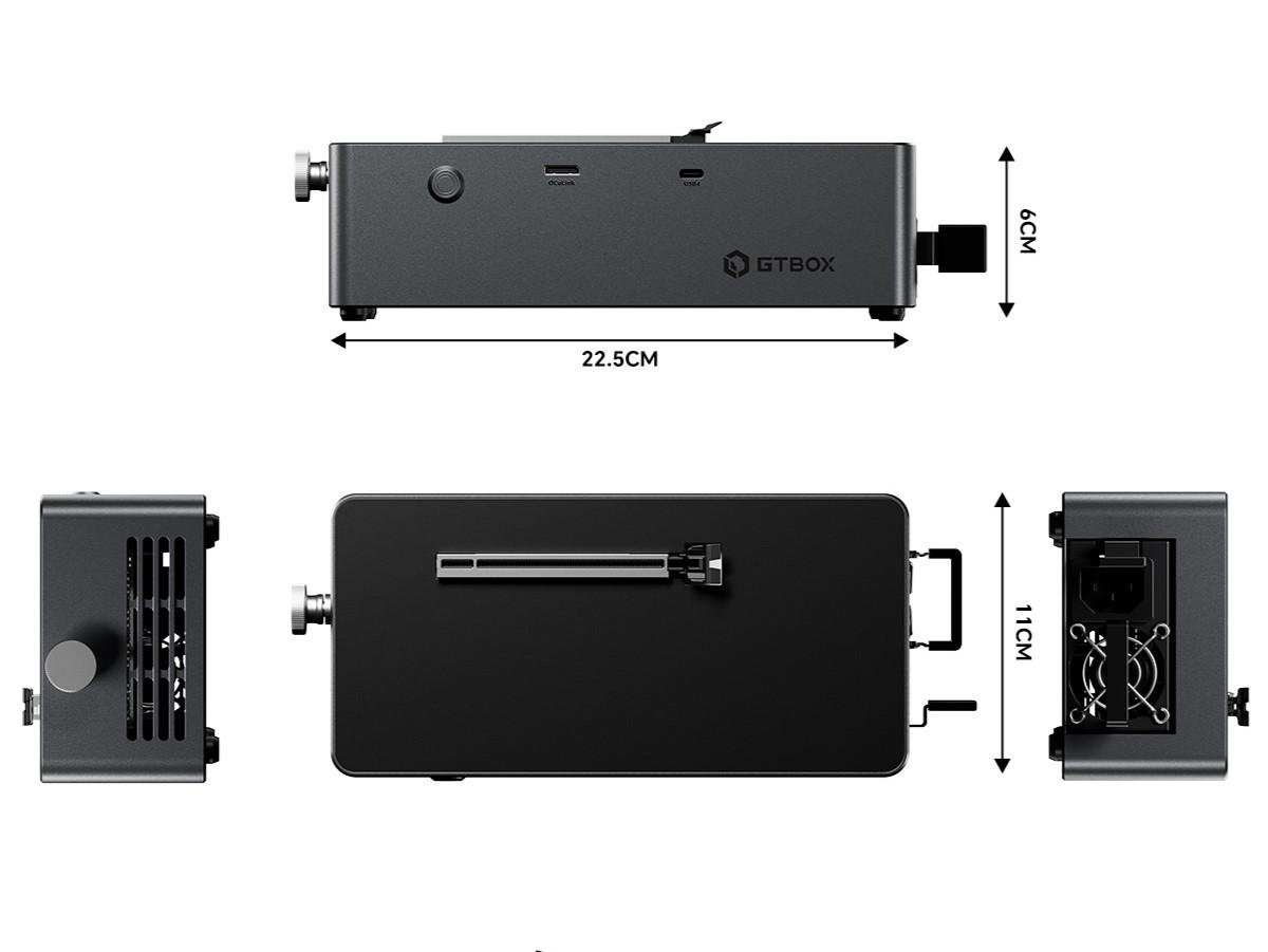 Gtbox G-Dock 外接顯示卡底座登場 內建800W火牛支援OCuLink高速連接