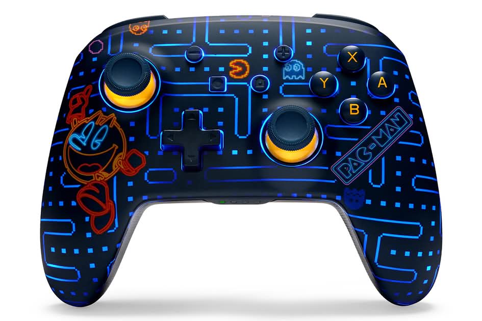 PowerA推出《PAC-MAN》LED螢光無線控制器 6月30日正式登場