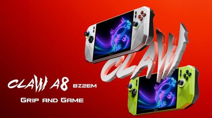 微星發表新一代Claw A8掌上遊戲機　首搭AMD銳龍Z2 Extreme處理器