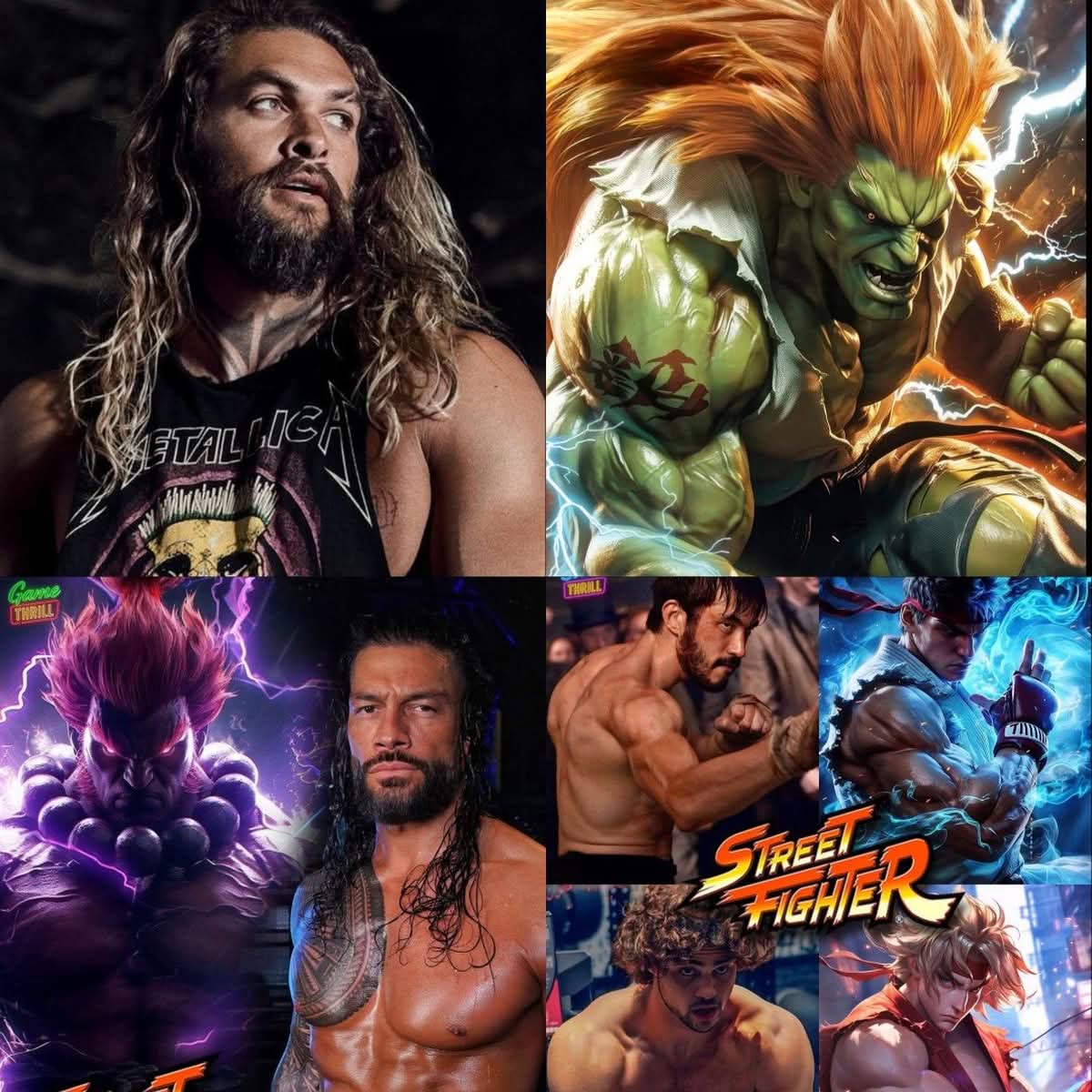 傳奇影業擬重啟《街頭霸王》真人電影　Jason Momoa 傳演布蘭卡、Roman Reigns 或化身豪鬼