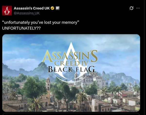 《刺客教條4：黑旗》重製版疑似曝光 Ubisoft社群貼文引爆粉絲期待