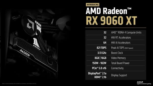 AMD RX 9060 XT 16GB 跑分外洩 效能竟遜於 RX 7700 XT