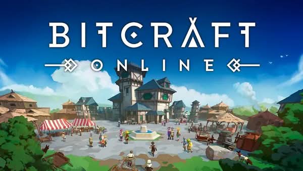 《BitCraft Online》免費試玩版遊戲畫面，展示可改變地形的開放世界沙盒設計