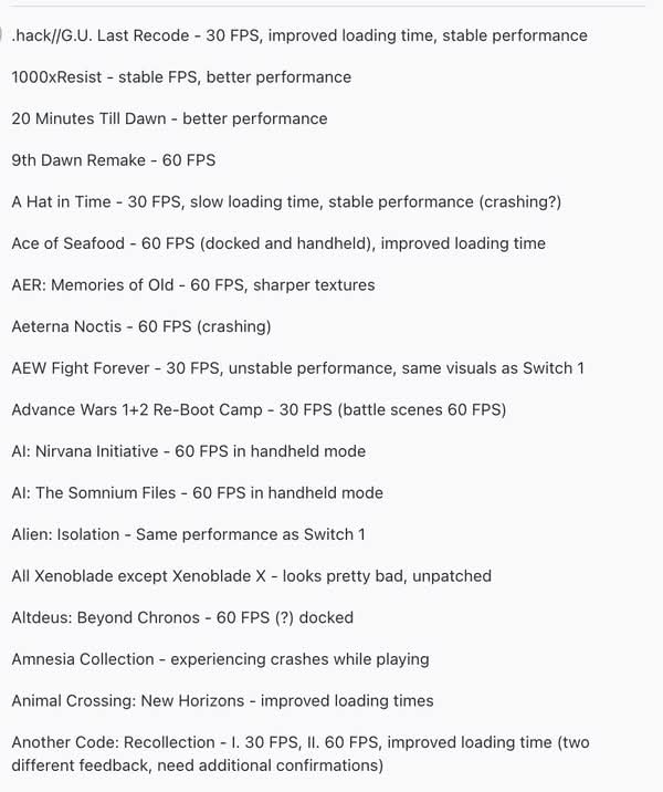 玩家整理 Switch 2 舊作相容表　逾 350 款遊戲表現差異曝光