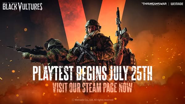 新作 FPS《Black Vultures：Play of Greed》公布　7 月底展開全球測試