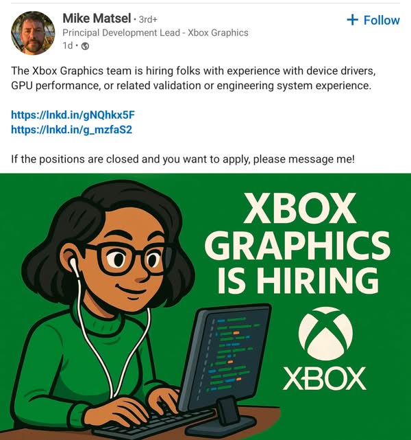 微軟 Xbox 剛裁員又招聘　被發現用「AI 爛圖」出包惹爭議