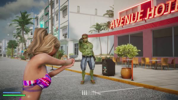 《強悍比基尼》登陸 Steam 比基尼美女激戰獸人 拯救度假城市